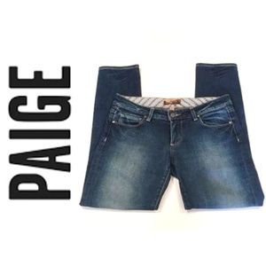 PAIGE Blue Ankle & Cropped Jeans